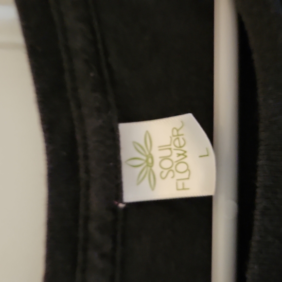 Large soul flower t shirt. 'Swim against the tide' - Picture 2 of 3